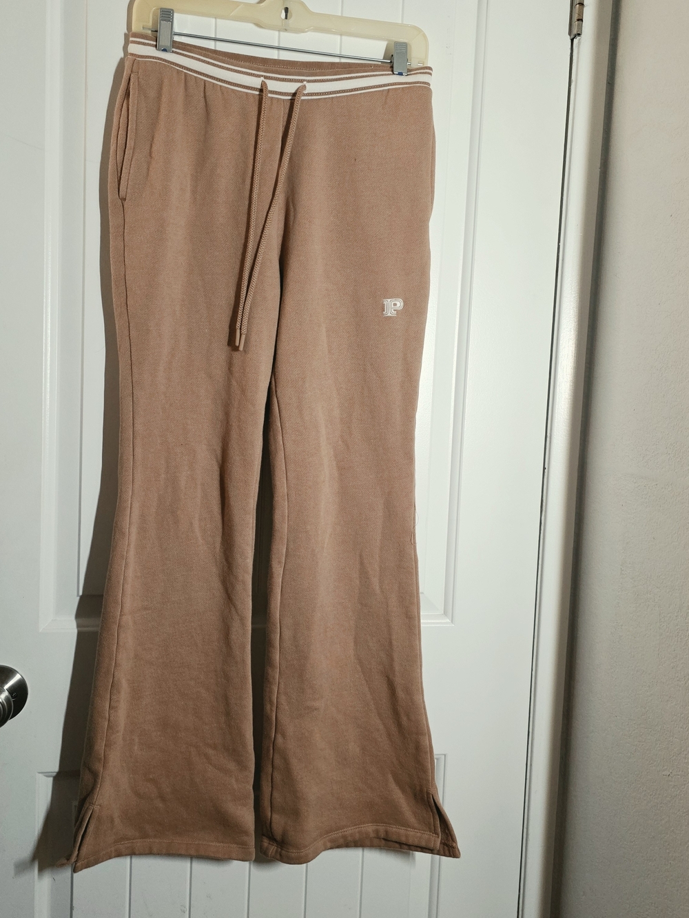 PINK Victoria's Secret Mauve-Tan Flared Sweatpants